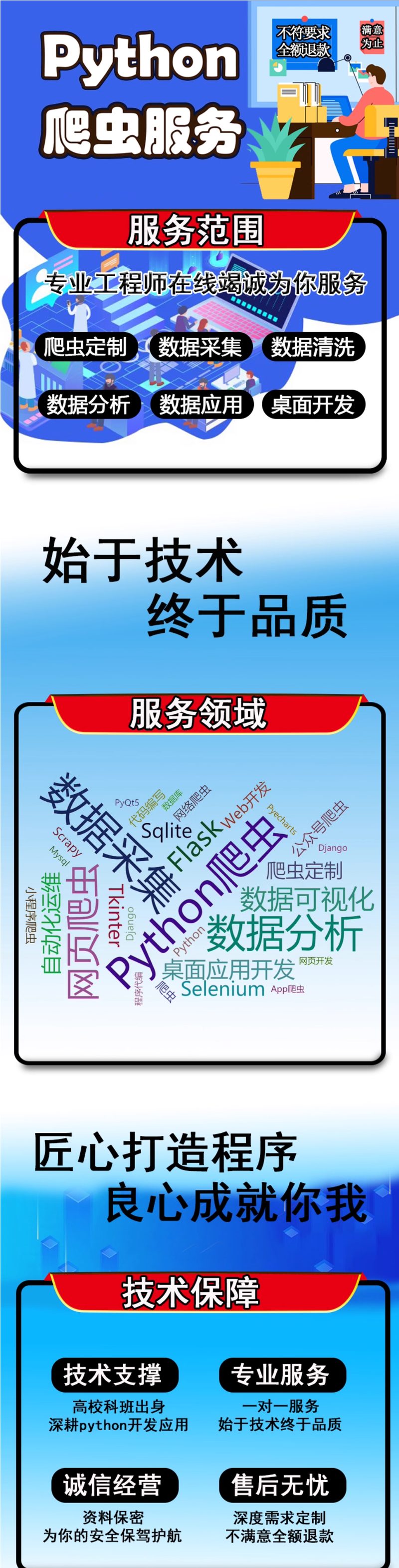 python爬虫数据抓取数据采集数据爬取软件定制编程接单分析代做